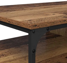 vidaXL Dohányzóasztal Öreg fa 100 x 50 x 45 cm Faanyag