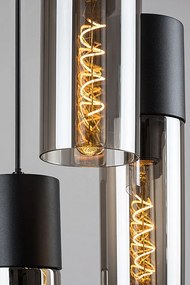 RÁBALUX 72054 RONNO Fekete Színű Függeszték 4XE27 25W IP20