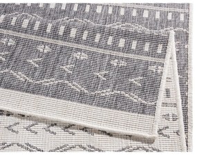 Kuba szürke-krémszínű kültéri szőnyeg, 290 x 200 cm - NORTHRUGS