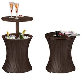 Cool Bar Rattan kerti italtartó asztal