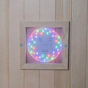 Sauna DeLuxe 2223 Carbon BT, sötétbarna
