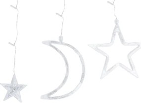 Aigostar - LED napelemes karácsonyi fényfüzér 120xLED/8 világítási mód 3x0,6m 500 mAh IP65 meleg fehér