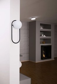 KAJA K-4964 FINESTRA Fekete Színű Fali Lámpa 1xE27 15W IP20