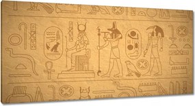 Festmények 115x55 Egyiptomi hieroglifák