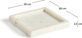 Márvány dekoratív tálca 18x18 cm Serela – Kave Home