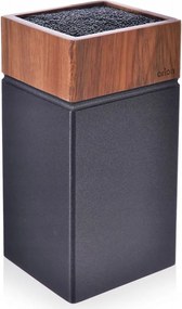 Késtartó Állvány Fa Blokk Konyhai Kés Rendszerező Wooden Fekete