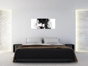 Kép - A titokzatos nő (120x50 cm)
