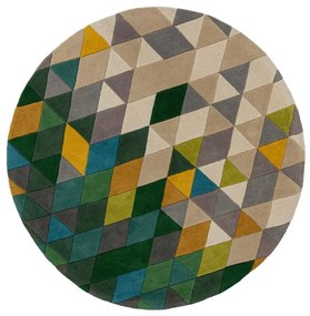 Prism gyapjú szőnyeg, ⌀ 160 cm - Flair Rugs