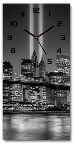 Négyszögletes fali üvegóra Manhattan new york city pl_zsp_30x60_c-f_81398943