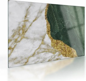 Üveg kép - Zöld márvány N⁰3 (70x50 cm)