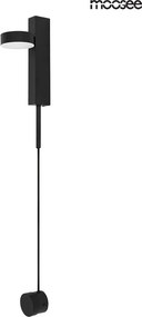 King Home MOOSEE CLARID BLACK MSE010400207 Fali lámpa 1x8W/LED 3000K 640LM IP20