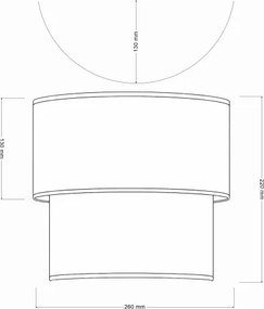 BRILAGI - LED fali lámpa BOHO ECO 1xE27/10W/230V bézs/krém