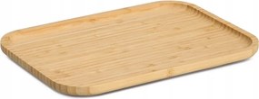 Tálaló tálca, bambusz, 33x24x1,5 cm