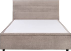 Ágy tárhellyel, 160x200, bézs, RUNOL