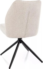 John Raven forgatható étkezőszék bézs/fekete