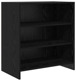 Oldalszekrények 2 pcs Musta tammi 70 x 41 x 75 cm Faanyag