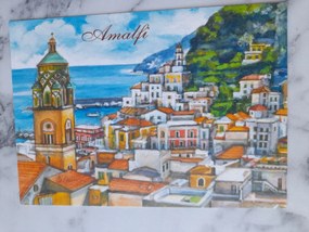 Grafika Keret Olaszország Italia Amalfi 3