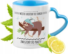 Wojtka Kék Bögre Szív Alakú Füllel Ajándék