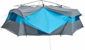 vidaXL Belső sátor tetővel tárolóval Kék 520 x 520 x 190 cm taft