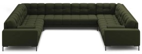 Zöld sarokkanapé (U alakú) Bali – Cosmopolitan Design