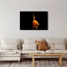 Kép - Arany Buddha szobor (90x60 cm)