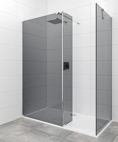 Walk-in zuhanyparaván / ajtó 100x90 cm SAT Walk-In SATBWI10090KSROZPA