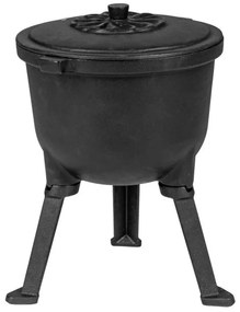 Öntöttvas edény lábakkal 10 literes zománcozott