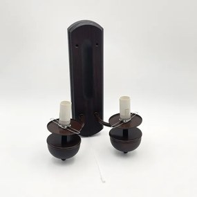 Brilagi - LED Fali lámpa COTTAGE 2xE14/40W/230V bükkfa/fehér