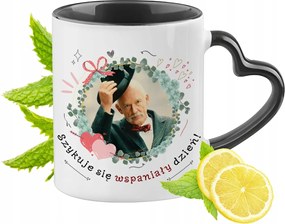 Corvinus Új Remény Bögre Fekete Szív Alakú Füllel Ajándék