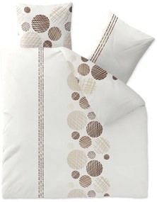 CLEO fehér renforcé pamut ágyneműhuzat Ágyneműhuzat mérete: 2 db 80 x 80 cm | 200 x 200 cm