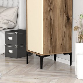 Kumsal S - Walnut, Cream