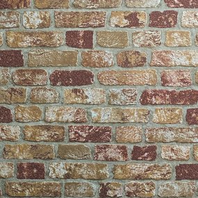 Vinil Tapéta Régi Tégla Fal 3D Mosható Tapéta