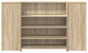 recepciós pult sonoma tölgy 180x50x103,5 cm szerelt fa