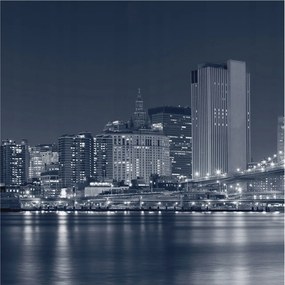 Fotótapéta Flizelin Hálószoba és Nappali Éjszakai város 250x250