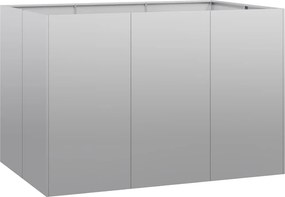 vidaXL növénytartó 120x80x80 cm Horganyzott acél