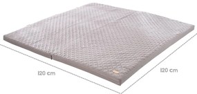 Sötétszürke játszószőnyeg 120x120 cm Style – Roba
