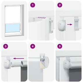 redőny Blackout 50x175 cm szövetszélesség 45,7 cm poliészter