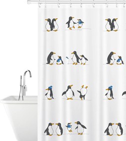 Tatkraft Penguins textil zuhanyfüggöny
