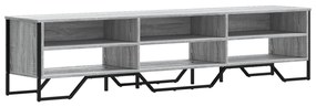 szürke sonoma színű szerelt fa TV-szekrény 180 x 34 x 41 cm