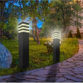 Kültéri lámpa TEKSAS 1xE27/12W/230V IP44, 44 cm, antracit