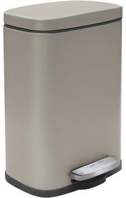 Spirella Pedálový odpadkový koš soft-close Akira12 l, matt grey-brown, 12 l