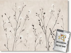 Fotótapéta Flizelina Természet Növények Virágok Levelek Gyógynövények Boho 254x184 ragasztó