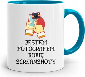 Kék Fotós Bögre Screanshoty Ajándék fényképes nyomtatással