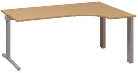 ProOffice C ergonomikus asztal 180 x 120 cm, jobb, bükkfa