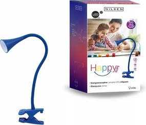 Nilsen Asztali Lámpa Led Klipsszel 2,5W Kék