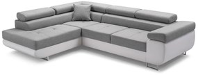 ALFA sarok kanapéágy, 273x70/85x203, sioux 1115/lux 23, jobb sarok