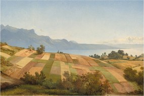 Kép - Alexandre Calame, Swiss Landscape, reprodukciók (90x60 cm)