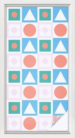 Öntapadós Ablakfólia Adatvédelem Absztrakt minták 50x100