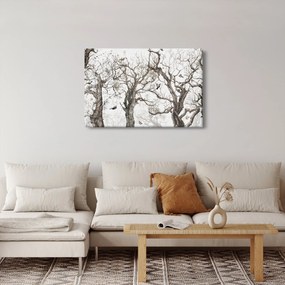 Kép - Erdei minta, rajz (90x60 cm)
