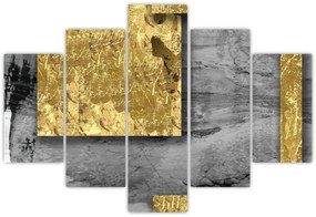 Kép - Arany négyzetek N⁰2 (150x105 cm)